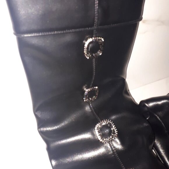 NEW Vivorosa Womens Approx Size 5 EU 35 Boots Heels High Cut Fashion Fancy - Picture 2 of 5